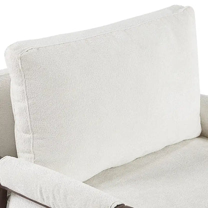 Mid-Century Modern 30  W Chenille Upholstered Accent Leisure Armchair