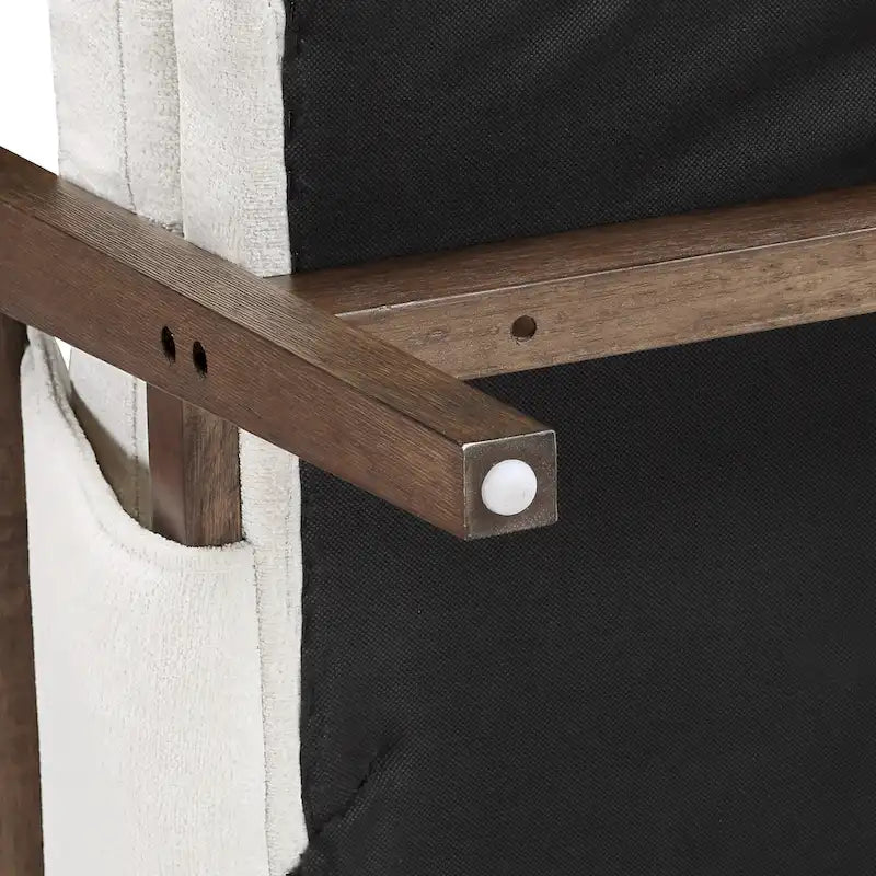 Mid-Century Modern 30  W Chenille Upholstered Accent Leisure Armchair