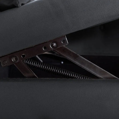 Chaise Lounge Indoor,Velvet Lounge Chair for Bedroom with Storage & Pillow,Modern Upholstered Rolled Arm Chase Lounge