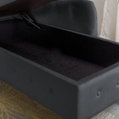 Chaise Lounge Indoor,Velvet Lounge Chair for Bedroom with Storage & Pillow,Modern Upholstered Rolled Arm Chase Lounge