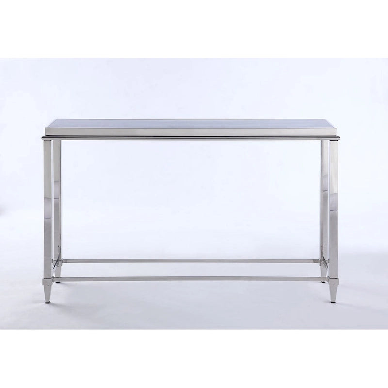 Somette Sofa Table with Glass Top