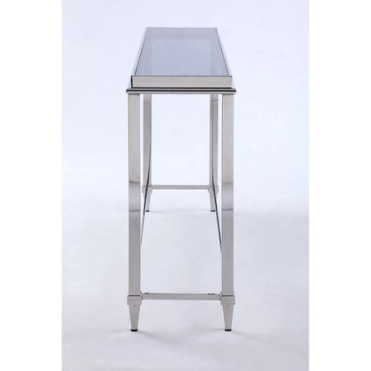 Somette Sofa Table with Glass Top