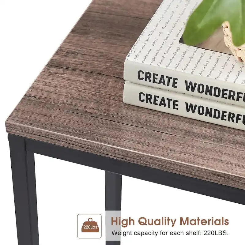 MCombo Narrow Console Table with Storage Shelf for Living Room, MDF Sage80 - 7'6  x 10'9