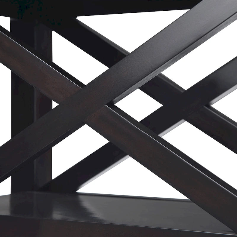 WYNDENHALL Waterloo SOLID WOOD 14 inch Wide Rectangle Contemporary Narrow Side Table - 14 inch Wide