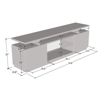 Eva-K Modern 71-inch TV Stand
