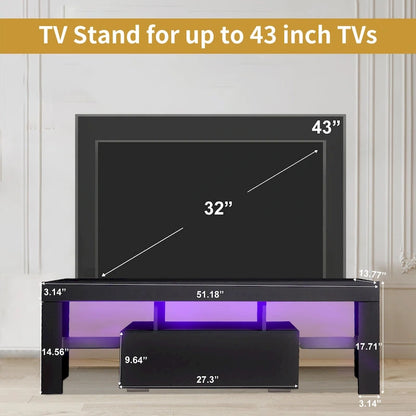 Modern 51 inch LED Modern TV with Storage