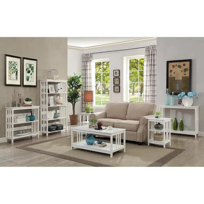 Convenience Concepts Mission End Table with Shelves