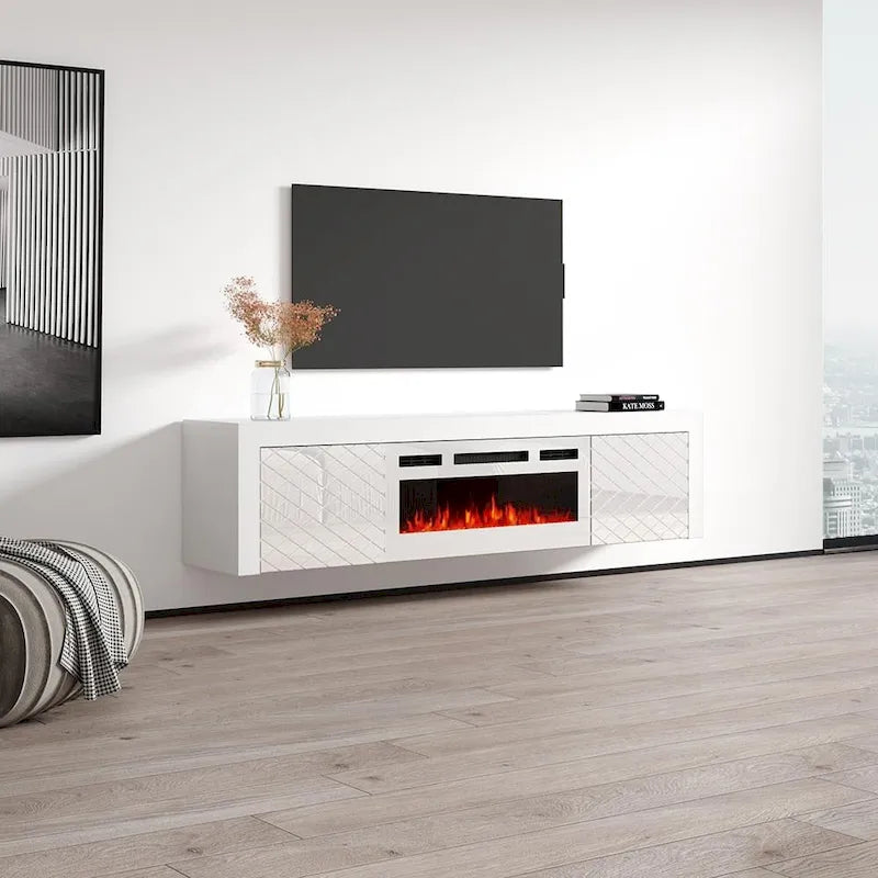 Dia WH-EF Electric Fireplace 71  TV Stand