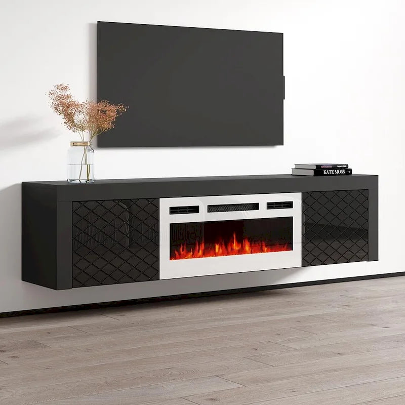 Dia WH-EF Electric Fireplace 71  TV Stand