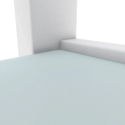 Glass two layer tea table, small round table, corner table, living room side table