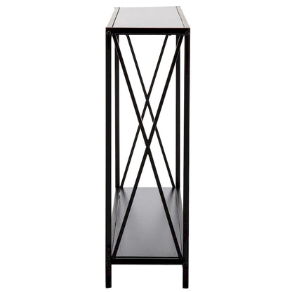 Triamine Board Cross Iron Frame Console/ Sofa Table