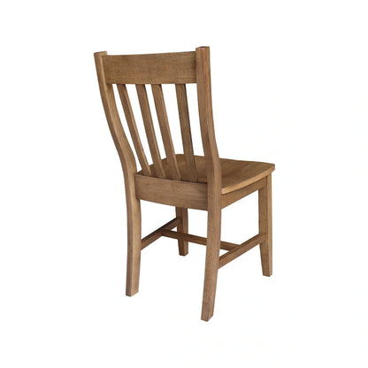 Copper Grove Quince Solid Wood Schoolhouse Chairs, Set of 2