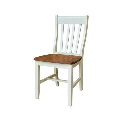 Copper Grove Quince Solid Wood Schoolhouse Chairs, Set of 2