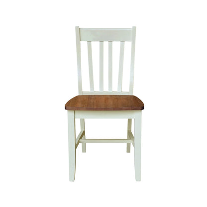 Copper Grove Quince Solid Wood Schoolhouse Chairs, Set of 2