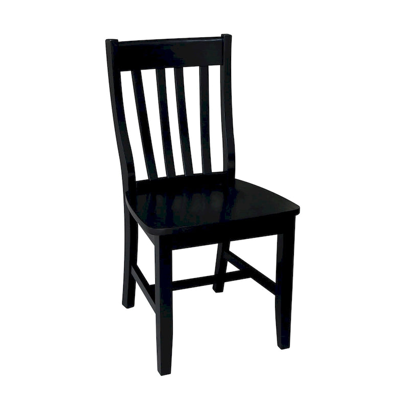Copper Grove Quince Solid Wood Schoolhouse Chairs, Set of 2