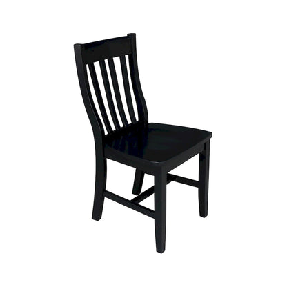 Copper Grove Quince Solid Wood Schoolhouse Chairs, Set of 2