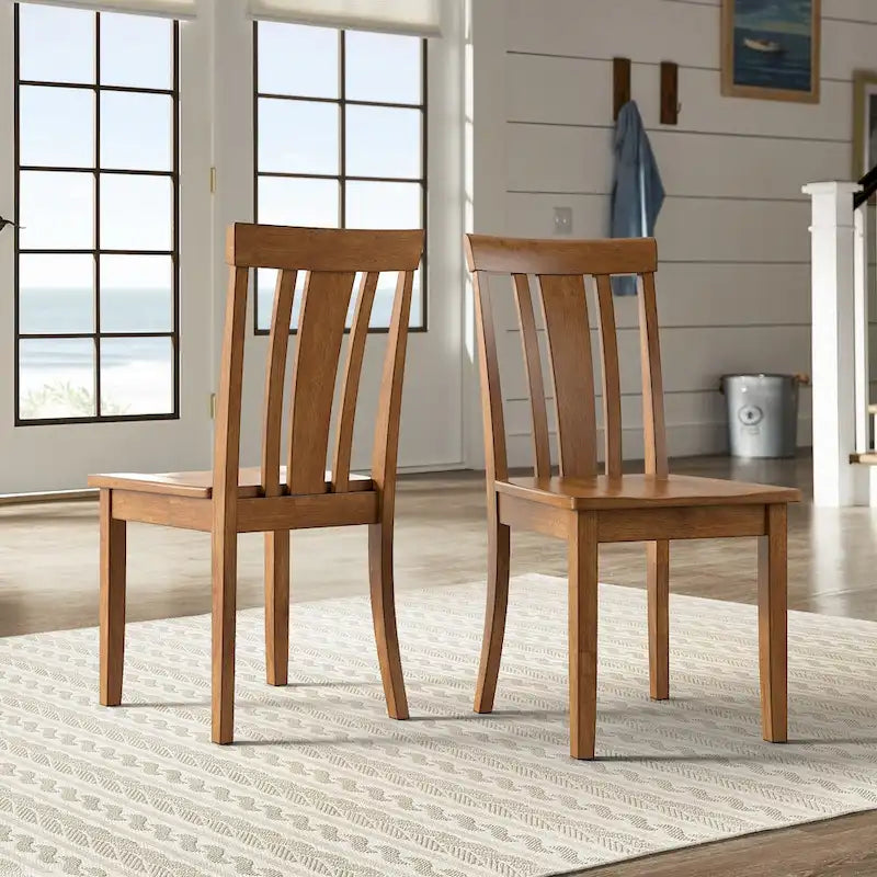 Set da pranzo rettangolare in rovere da 60 pollici Wilmington II di iNSPIRE Q Classic