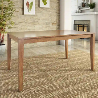 Set da pranzo rettangolare in rovere da 60 pollici Wilmington II di iNSPIRE Q Classic