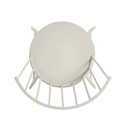 Truman High Back Metal and Wood Spindle Dining Chair (Set of 2) by iNSPIRE Q Modern