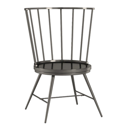 Truman High Back Metal and Wood Spindle Dining Chair (Set of 2) by iNSPIRE Q Modern