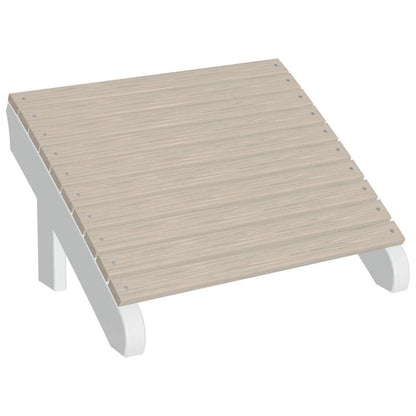 Poggiapiedi Adirondack in Poly Lumber