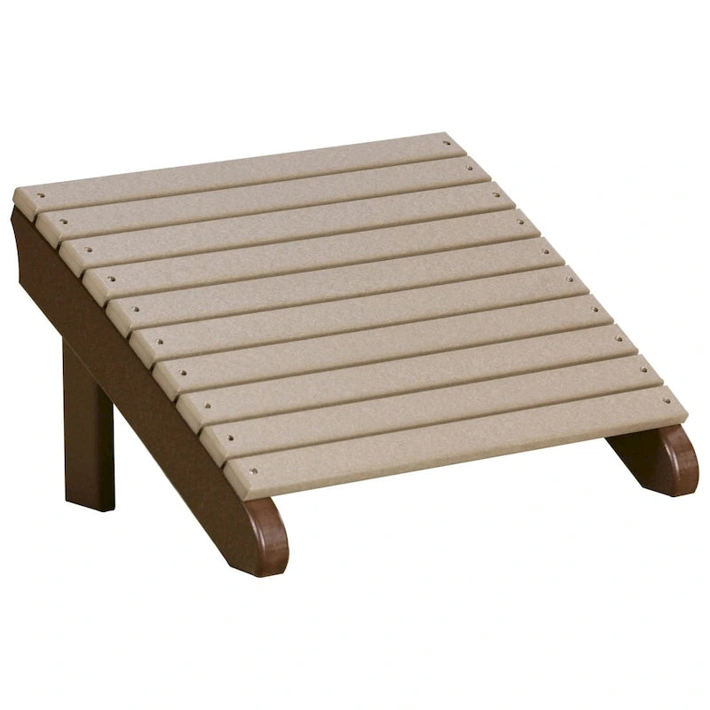 Poggiapiedi Adirondack in Poly Lumber