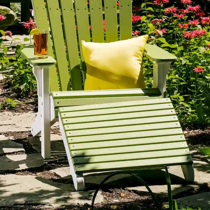 Poggiapiedi Adirondack in Poly Lumber