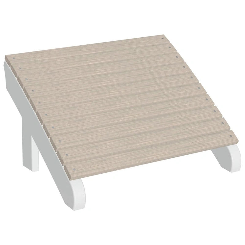 Poggiapiedi Adirondack in Poly Lumber