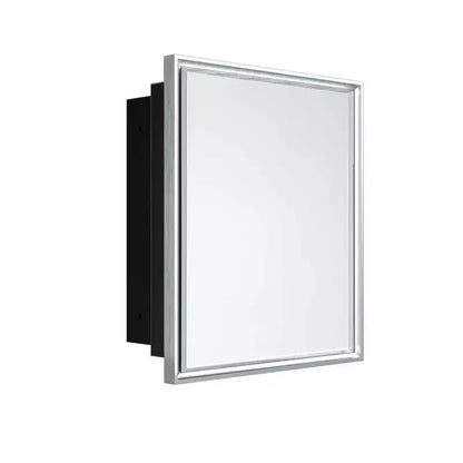 Keonjinn21 in. W x 27 in. H Metal Framed Rectangular Framed Recessed/Surface Mount Medicine Cabinet with Mirror
