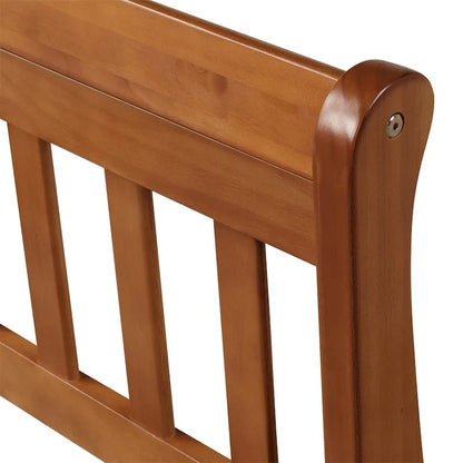 Harper & Bright Designs Wood Twin Sleigh Bed with Headboard and Footboard