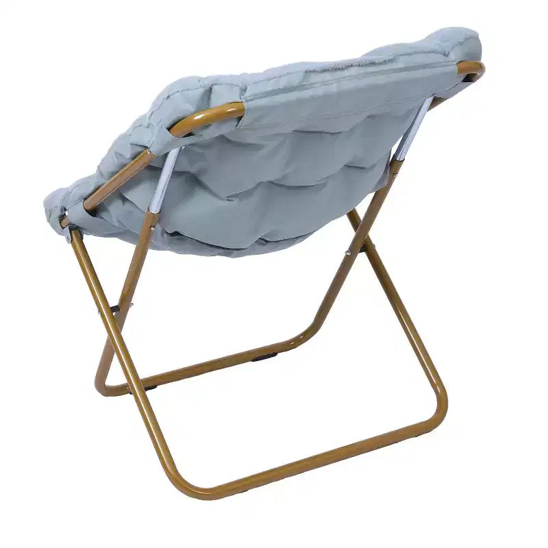 Sedia Pieghevole a Sfera Oversize Emma e Oliver per Dormitorio, Camera da Letto