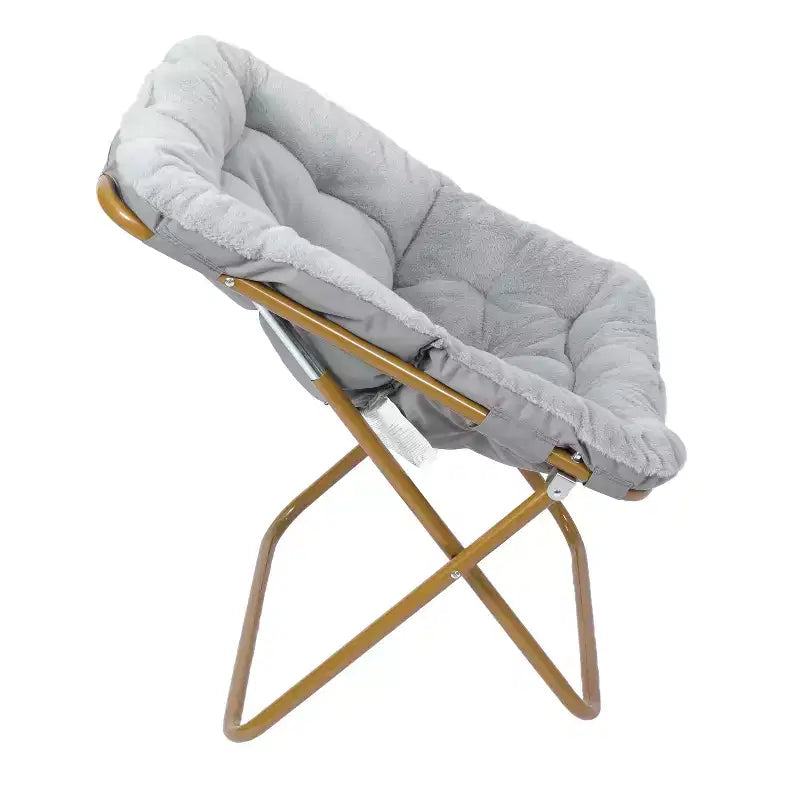Sedia Pieghevole a Sfera Oversize Emma e Oliver per Dormitorio, Camera da Letto