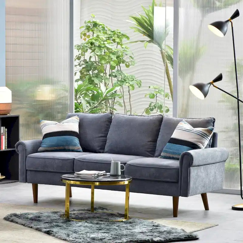 OVIOS Upholstered Mid-century Sofa