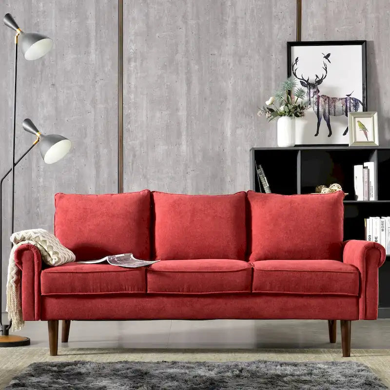OVIOS Upholstered Mid-century Sofa