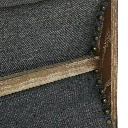 Saragus Chesterfield Sofa with Nailhead Trim by Christopher Knight Home - 85.50  L x 33.25  W x 28.50  H