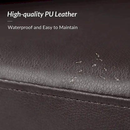 Haley Modern Swivel Barrel Faux Leather Chair with Solid Wood Base Set of 2 by HULALA HOME