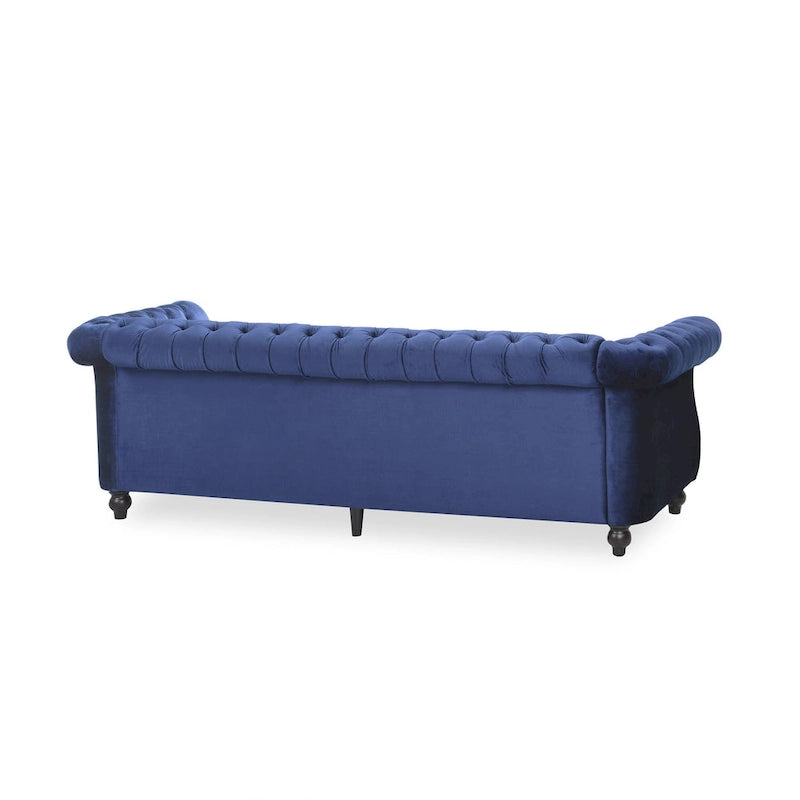 Parksley Tufted Velvet Chesterfield Sofa by Christopher Knight Home