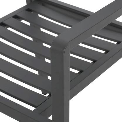 Cape Coral Aluminum Modern Outdoor Dining Chair (Set of 2) by Christopher Knight Home