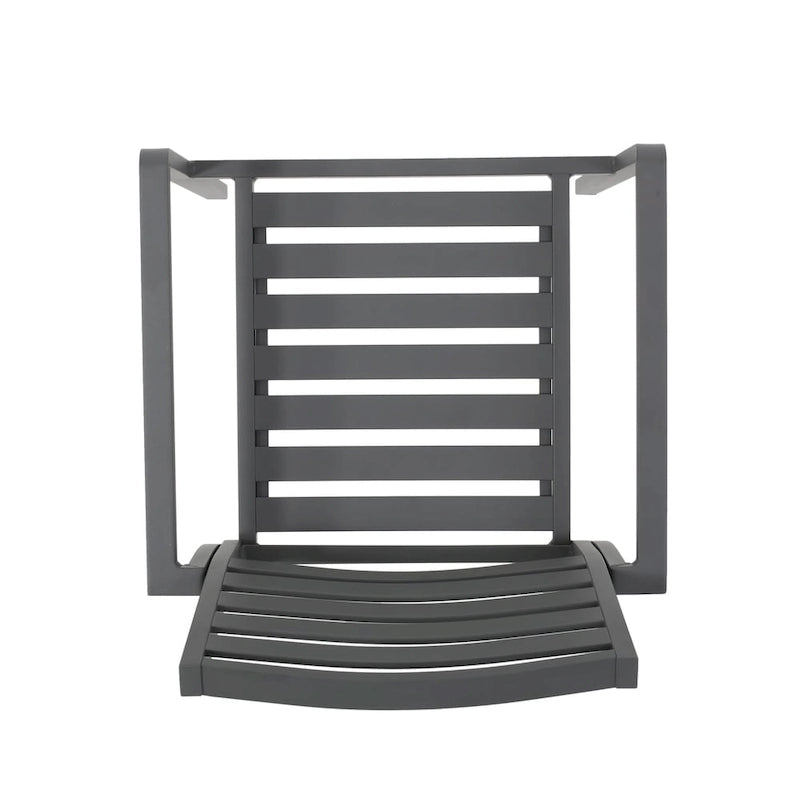 Cape Coral Aluminum Modern Outdoor Dining Chair (Set of 2) by Christopher Knight Home