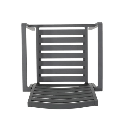 Cape Coral Aluminum Modern Outdoor Dining Chair (Set of 2) by Christopher Knight Home