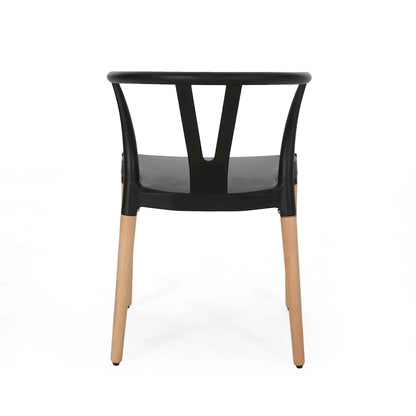 Sedie da pranzo Mountfair moderne con gambe in legno (set da 2) di Christopher Knight Home