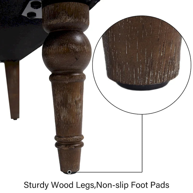 Set of 2 Traditional Upholstered Stripe Accent Chair for Living Room