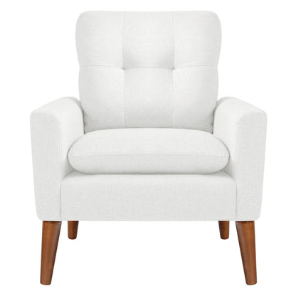 Homall Accent Chair Modern Fabric Upholstered Arm Chair Wood Legs Lounge Chair for Living Room