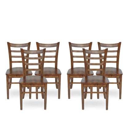 Prestage Rubberwood Dining Chairs (Set of 6) by Christopher Knight Home