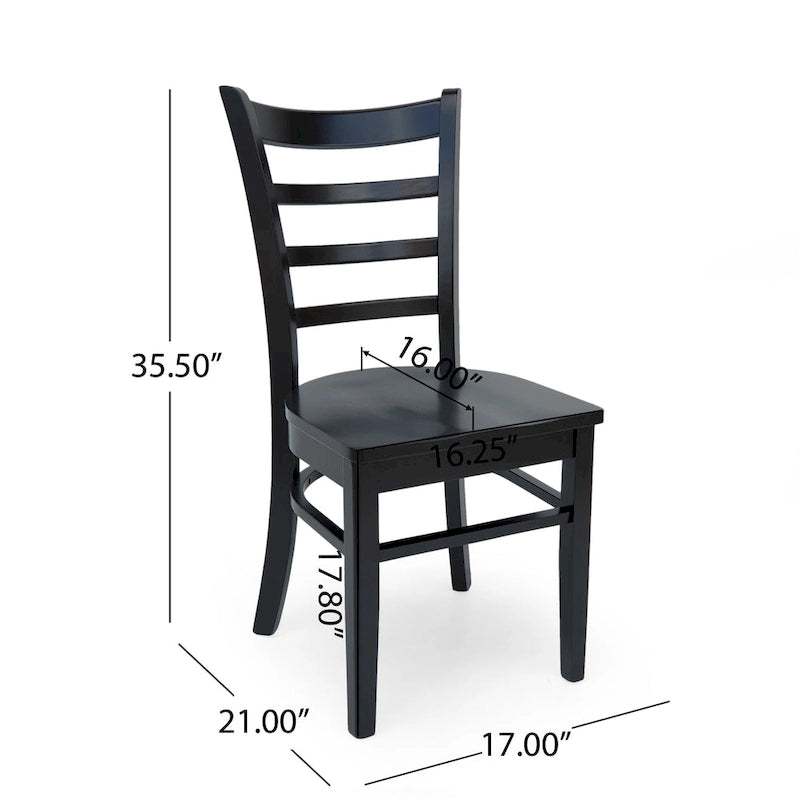 Prestage Rubberwood Dining Chairs (Set of 6) by Christopher Knight Home