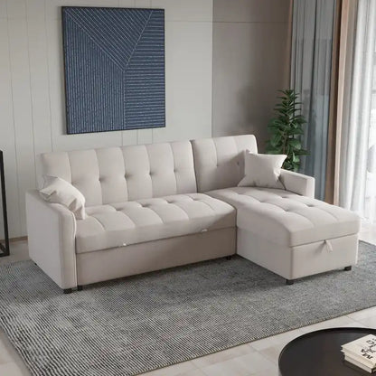 82  Wide Reversible Sleeper Sofa & Chaise