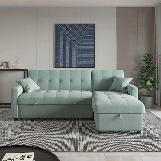 82  Wide Reversible Sleeper Sofa & Chaise