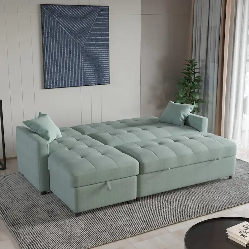 82  Wide Reversible Sleeper Sofa & Chaise