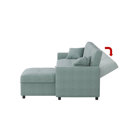 82  Wide Reversible Sleeper Sofa & Chaise