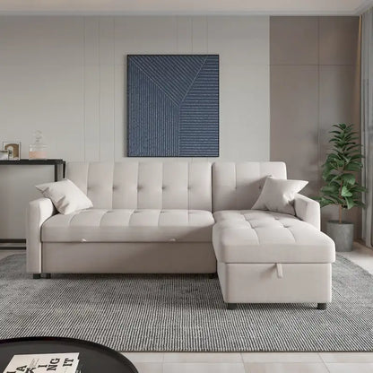 82  Wide Reversible Sleeper Sofa & Chaise